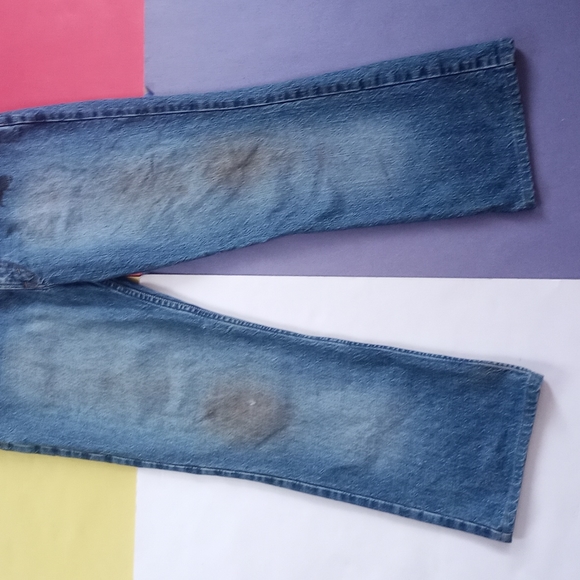 Vintage MADE IN CANADA IKEDA GENUINE CLASSIC Denim Jeans UNISEX DAD STYLE - Picture 5 of 11